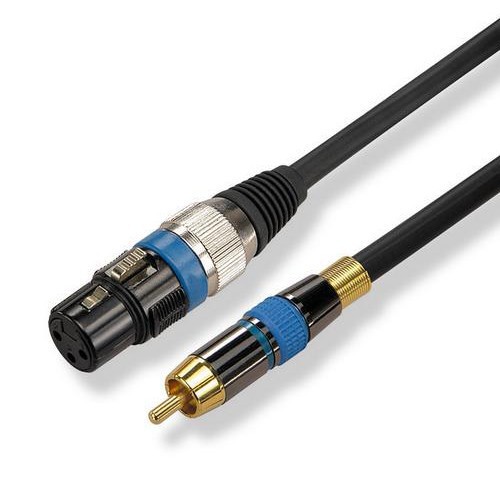 EDC, 2-0470 / 2.0M, cable XLR hembra / RCA macho 2m.