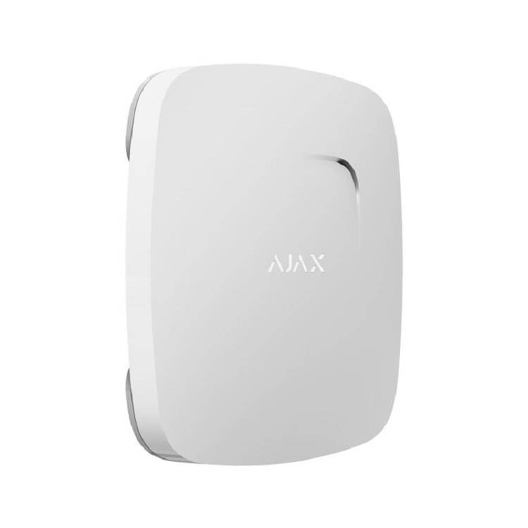 Detector de humo blanco Ajax Fire Protect con sensor de temperatura