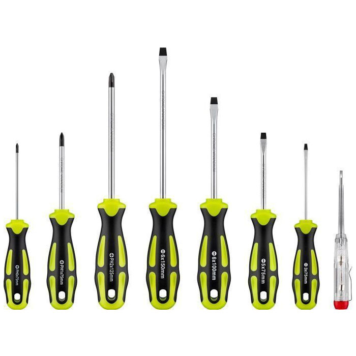 73999 8-piece precision screwdriver box for all conventional screwing and assembly