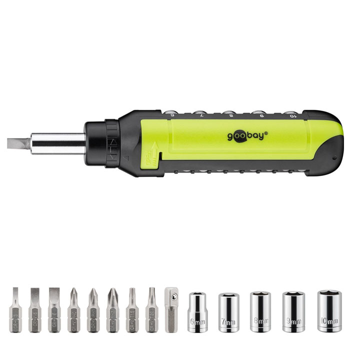 74001 Screwdriver set with ratchets 15 Pieces