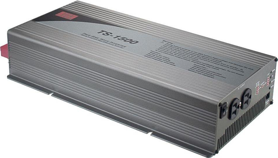 Mean Well TS-1500-212B Inverter Καθαρού Ημίτονου 1500W 12V Μονοφασικό