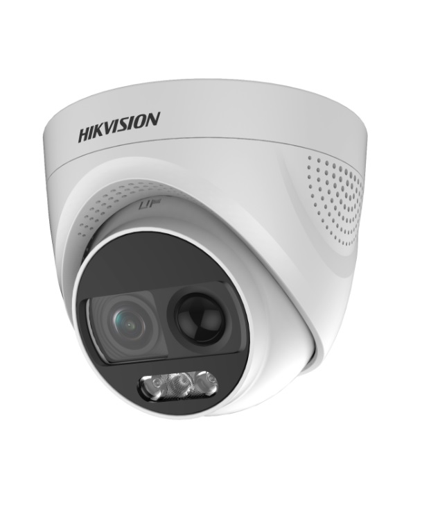 Hikvision DS-2CE72DFT-PIRXOF28 ColorVu (imagen en color día - noche) HDTVI 1080P Lente de cámara 2.8