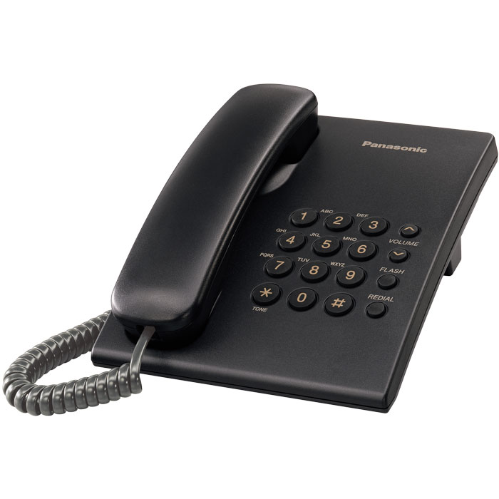 PANASONIC KX-TS 500EXB BLACK WIRELESS PHONE