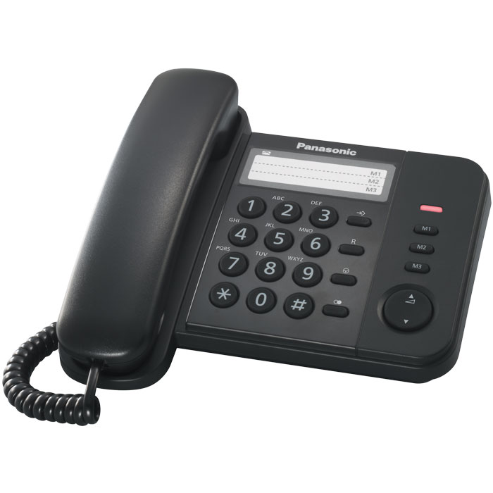 PANASONIC KX-TS 520EX2B BLACK WIRELESS PHONE