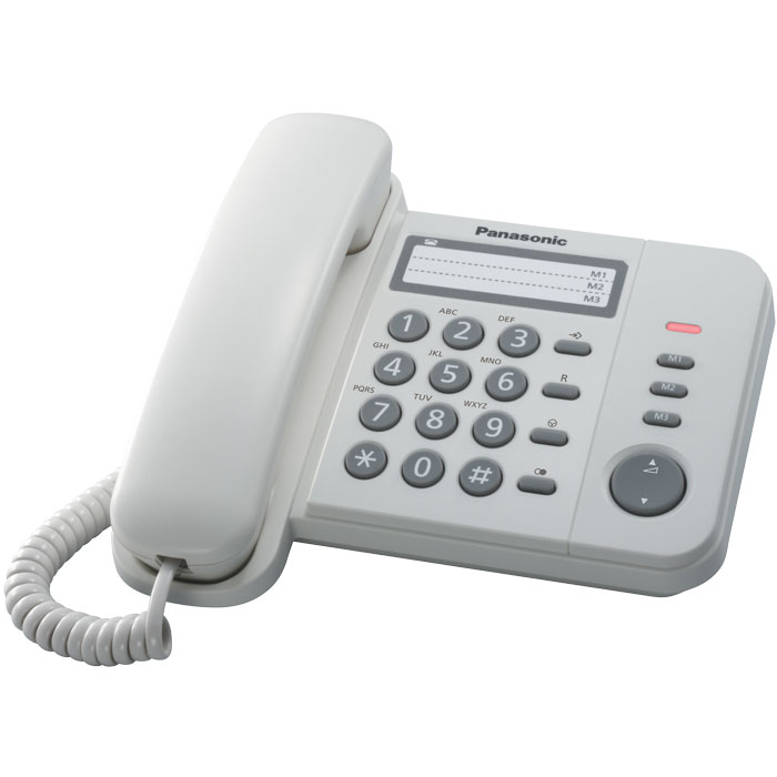 PANASONIC KX-TS 520EX2W WHITE WIRELESS PHONE