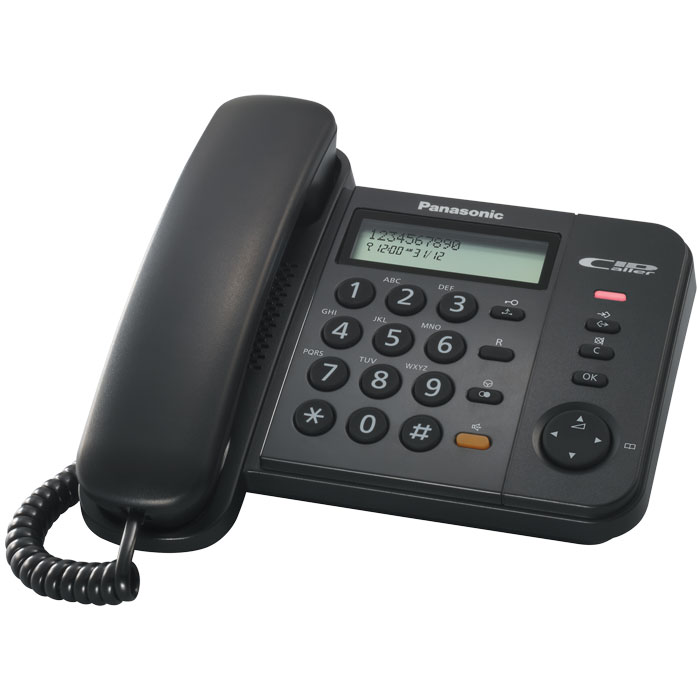 PANASONIC KX-TS 580EX2B BLACK WIRELESS PHONE