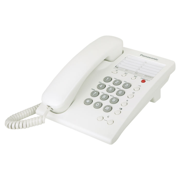 PANASONIC KX-TS 550GRW WHITE WIRELESS PHONE