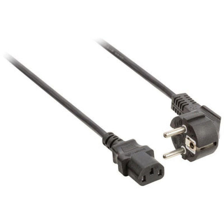 Valueline, VLEP 10000B 5.00, Cable de alimentación para PC 3X1mm.² 5m. Negro