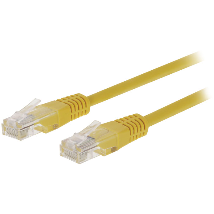 VLCT 85000Y 3.00 CAT5e UTP Network Cable RJ45 (8P8C) Male - RJ45 (8P8C) Male 3.0