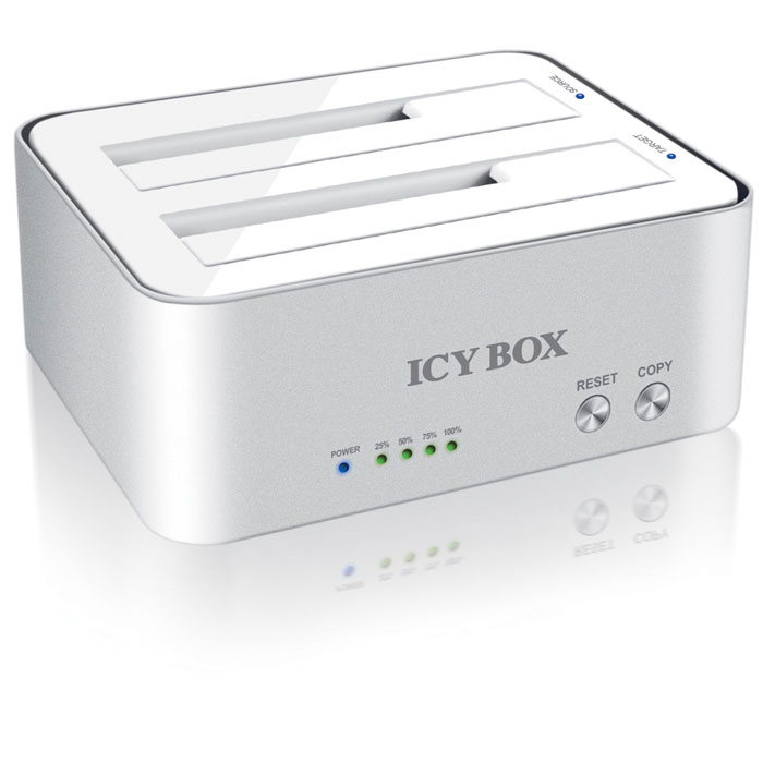 ICY BOX IB-120CL-U3 DOCKING F.2x 2,5OR 3,5SATA HDD TO USB/20907