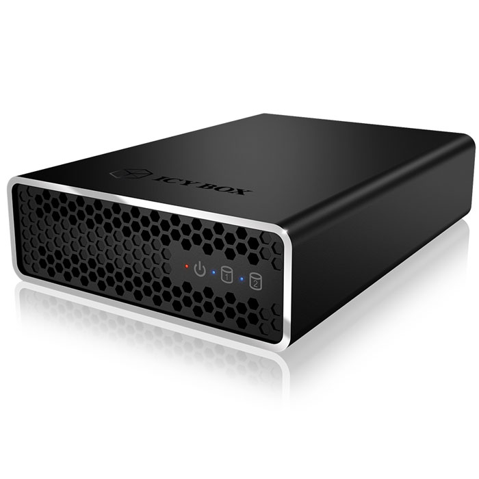 ICY BOX IB-RD2253-U31 EXTERNAL RAID SYSTEM FOR 2x2,5 SATA SSD/HDD TO USB 3.1 /