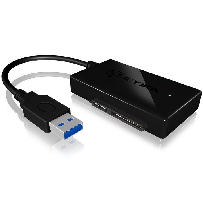 ICY BOX IB-AC704-6G USB3.0 ADAPTER FOR 2.5/3,5 SSD/HDD SATA III UASP    /70650