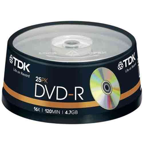 TDK DVD-R 25 TEMAXÍA