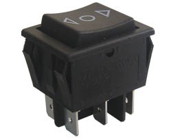 SWITCH SWITCH (ROCKER) LARGE WITHOUT LAMPS (ON) -OFF- (ON) 16A / 250V 6P RL2-323 YNX
