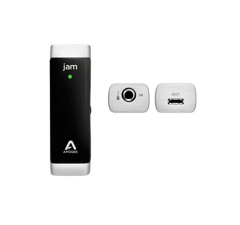 APOGEE JAM - Tarjeta de sonido para grabación de guitarra directamente en IPHONE, IPAD, MAC