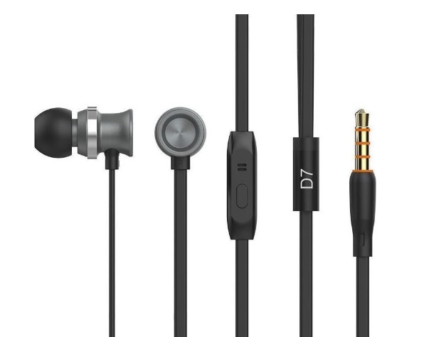 CELEBRAT D7 Black headphones with microphone