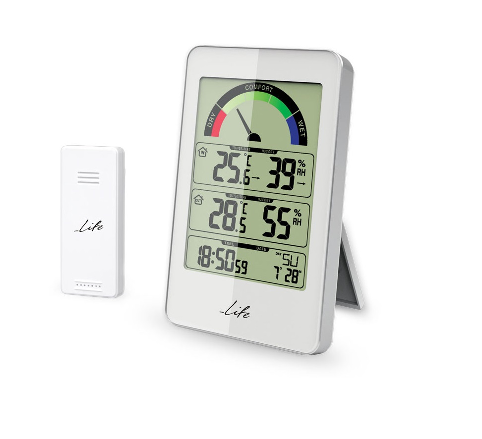 Life WES-203 Meteorological Station Measurement of Humidity Temperature