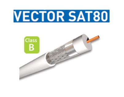 Biokal, VECTOR SAT 80, Καλώδιο TV-SAT, Ομοαξονικό 75Ω, Κλάση Θωράκισης B