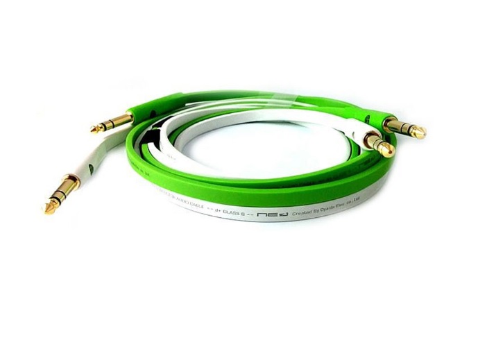 Oyaide d + TRS Clase B 1m - Cable estéreo 2x TRS 1/4 macho - 2x 1/4 macho