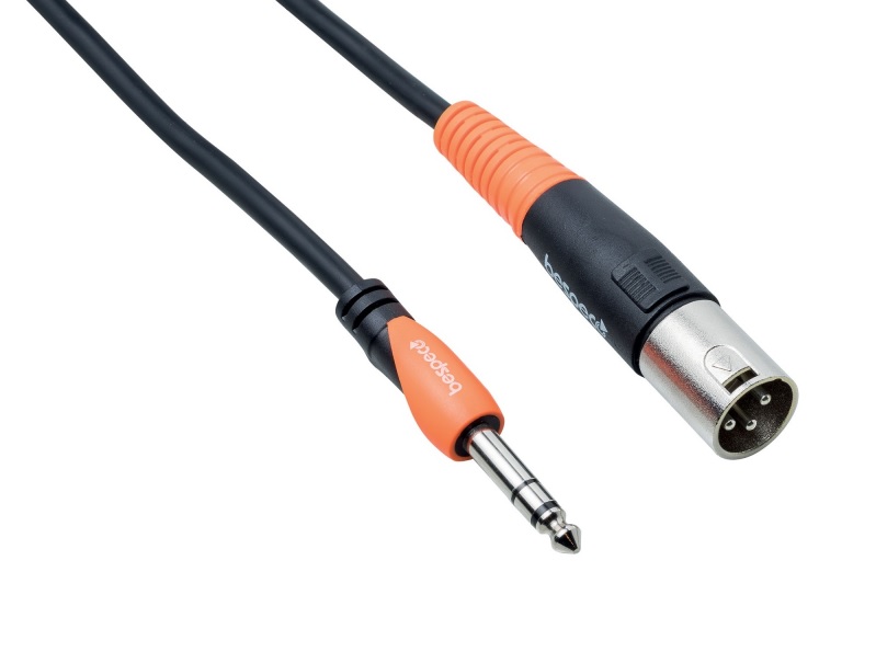 Bespeco SLSM450 XLR Cable macho a conector estéreo 4.5m