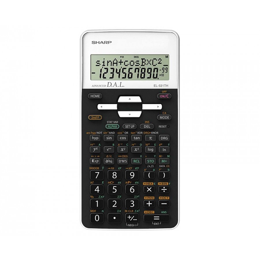 Sharp EL-531THB-WH Scientific Calculator with 272 Functions