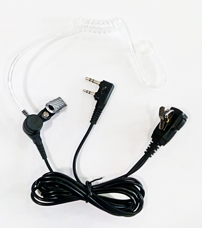 TALKLINE TA1702-LK Micrófono de silicona con espiral transparente