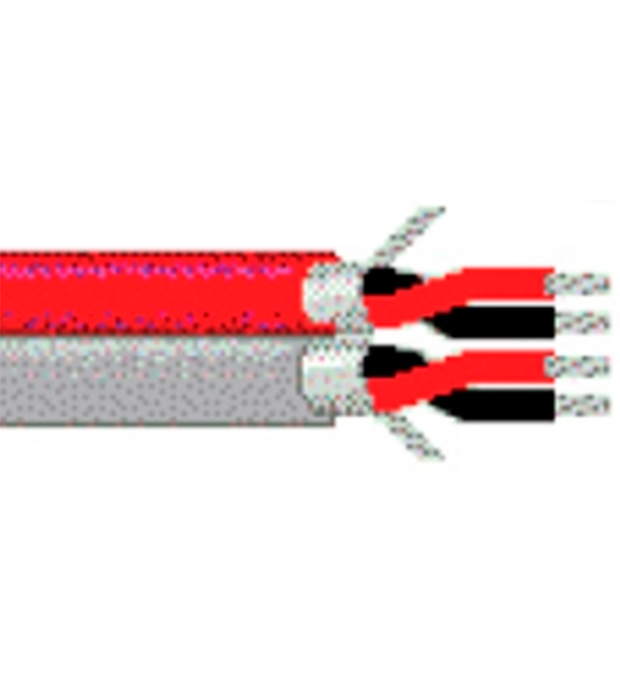 BELDEN 1504 RED-GRAY Stereo Line Cable