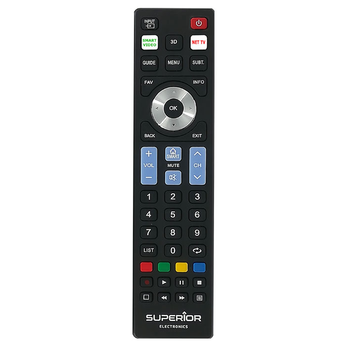 SUPERIOR READY5 SMART Universal remote for Smart TV LG, Samsung, Sony, Philips a