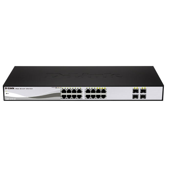 D-LINK DGS-1210-16 SMART MANAGED GIGABIT WITH 4xSFP