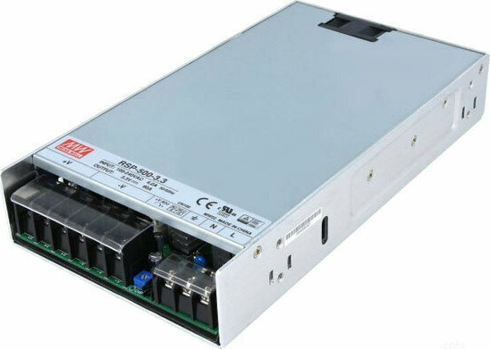 Mean Well LED Power Supply RSP500-3.3 90A with Overvoltage Protection 3.3V 300W 01.125.0351