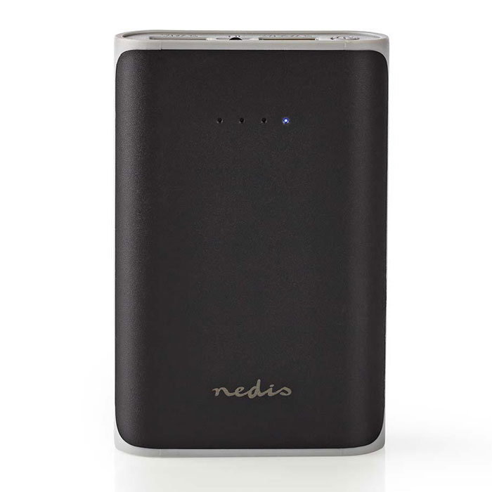 NEDIS UPBK7500BK Power Bank, 7500 mAh, 2-USB-A outputs 3.1A,  Micro USB input, B