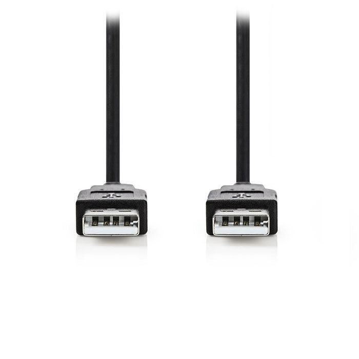 NEDIS CCGP60000BK30 USB 2.0 Cable A Male-A Male 3.0m Black