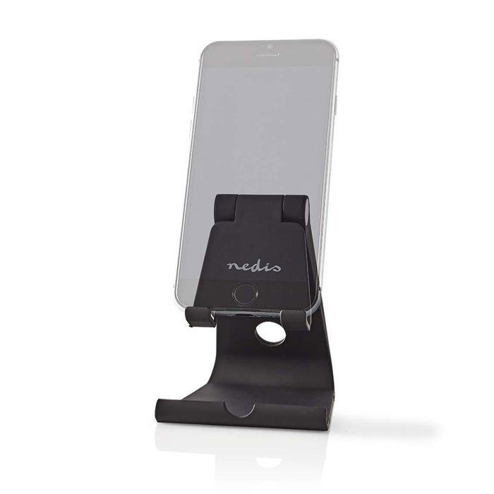 NEDIS SDSD100BK Soporte para tableta / teléfono inteligente ajustable negro