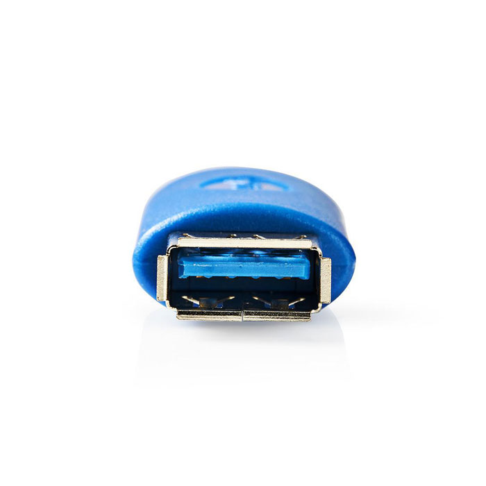 NEDIS CCGP61902BU Adaptador USB 3.0 A Hembra - A Hembra Azul
