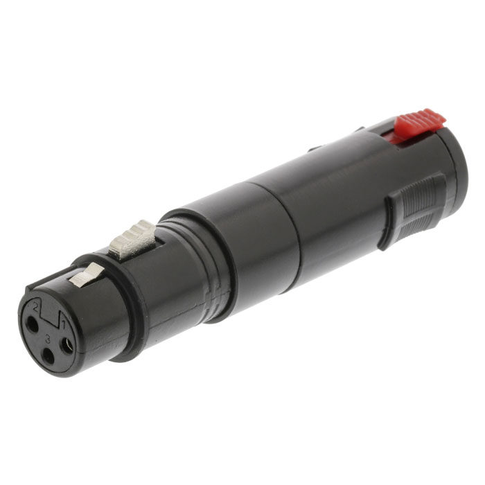 NEDIS COTP15944BK XLR Adapter Stereo XLR 3-pin Female-6.3 mm Female Black