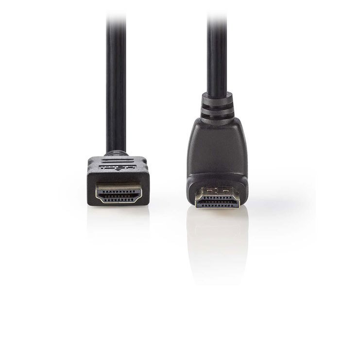 NEDIS CVGP34200BK15 Cable HDMI de alta velocidad con conector Ethernet HDMI-HDMI Conn 1,5 metros