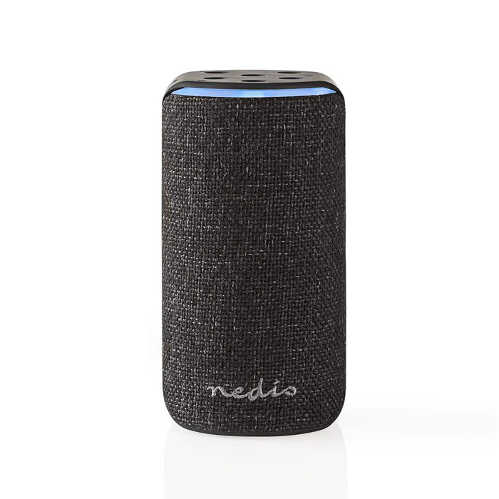 NEDIS SPVC7000BK Smart Wifi Speaker 15 W Amazon Alexa Far Field Voice Control Bl