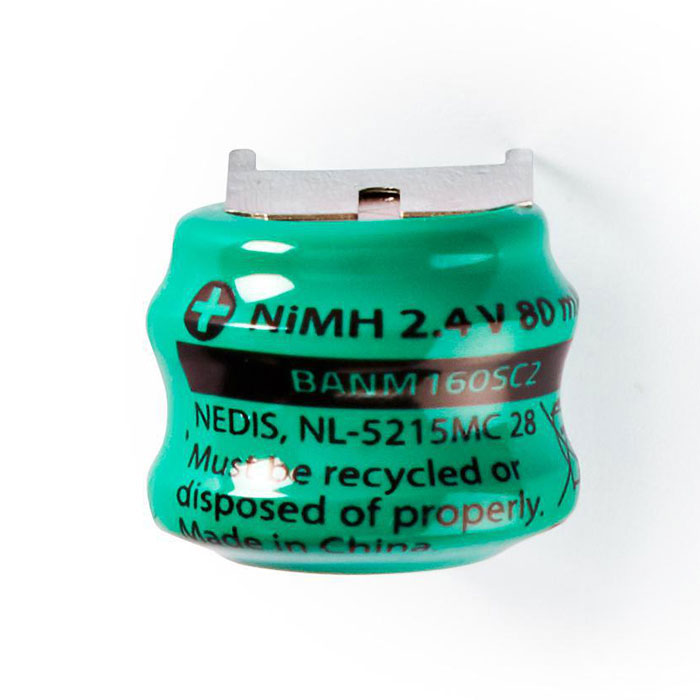 NEDIS BANM160SC2 Batería de hidruro metálico de níquel 2.4 V 80 mAh Conector de soldadura