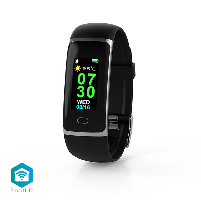 NEDIS BTSW001BK Smart Watch LCD Display IP67 Android / IOS Black