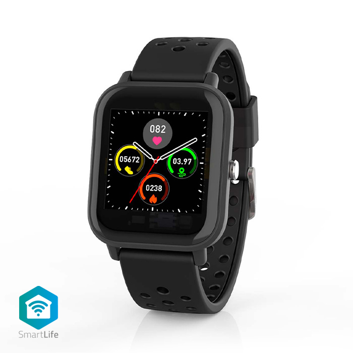 NEDIS BTSW002BK Smart Watch LCD Display IP68 Maximum operating time: 7200min