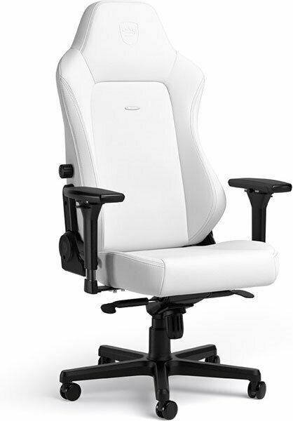 Gaming Chair Noblechairs HERO High-Tech German Faux Leather White Edition (NBL-HRO-PU-WED)