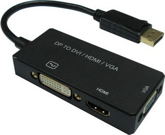 VALOR 12.99.3153 DisplayPort - Adaptador VGA / DVI / HDMI, v1.2 Activo