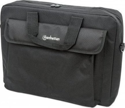 Manhattan London Τσάντα Ώμου / Χειρός για Laptop 15.4 σε Μαύρο χρώμα