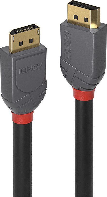 Lindy 36486 Καλώδιο DisplayPort male - DisplayPort male 10m Μαύρο