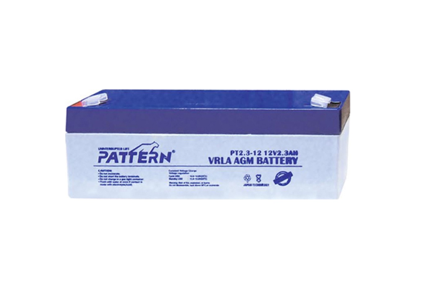 PATTERN PT2.3-12 12 Volt Rechargeable Lead Battery /2.3 Ah