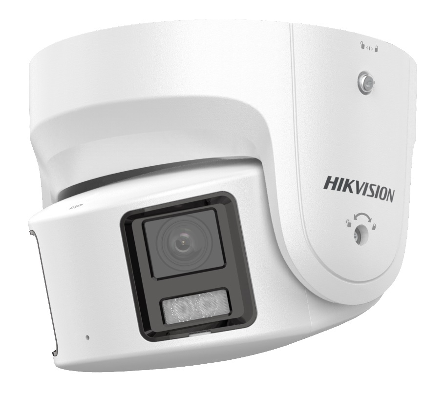 HIKVISION DS-2CD2387G2P-LSU/SL(C) Network Camera 8MP ColorVu Panoramic View 180° Dual Lens x 4mm
