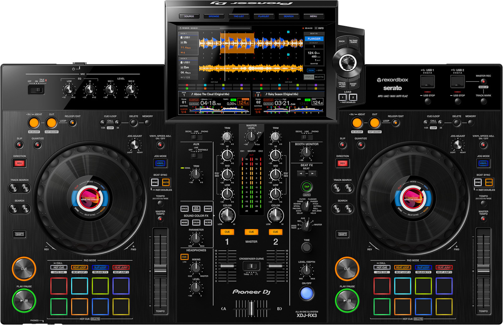Pioneer DJ Controller XDJ-RX3 en color negro