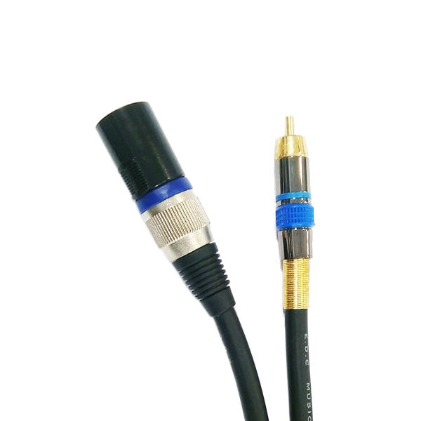 EDC 2-0465 / 2.0M XLR 3P Cable Macho / RCA Macho