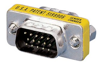 Lancom, C116-H15MM, Adapter mini-VGA HDB15M / 15M Yellow