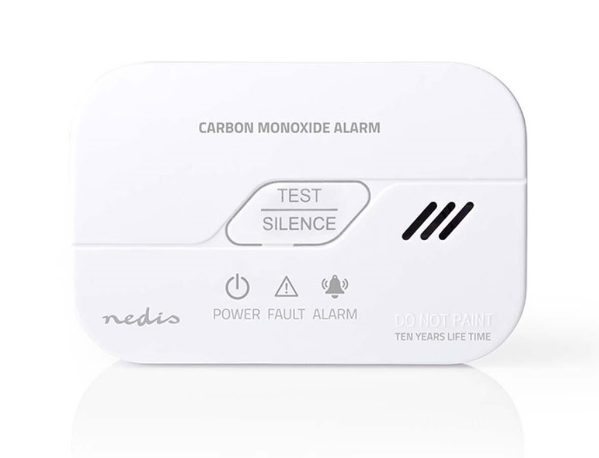 NEDIS DTCTCO30WT Carbon Monoxide Detector with Visual & Audible Alarm 85 dB.